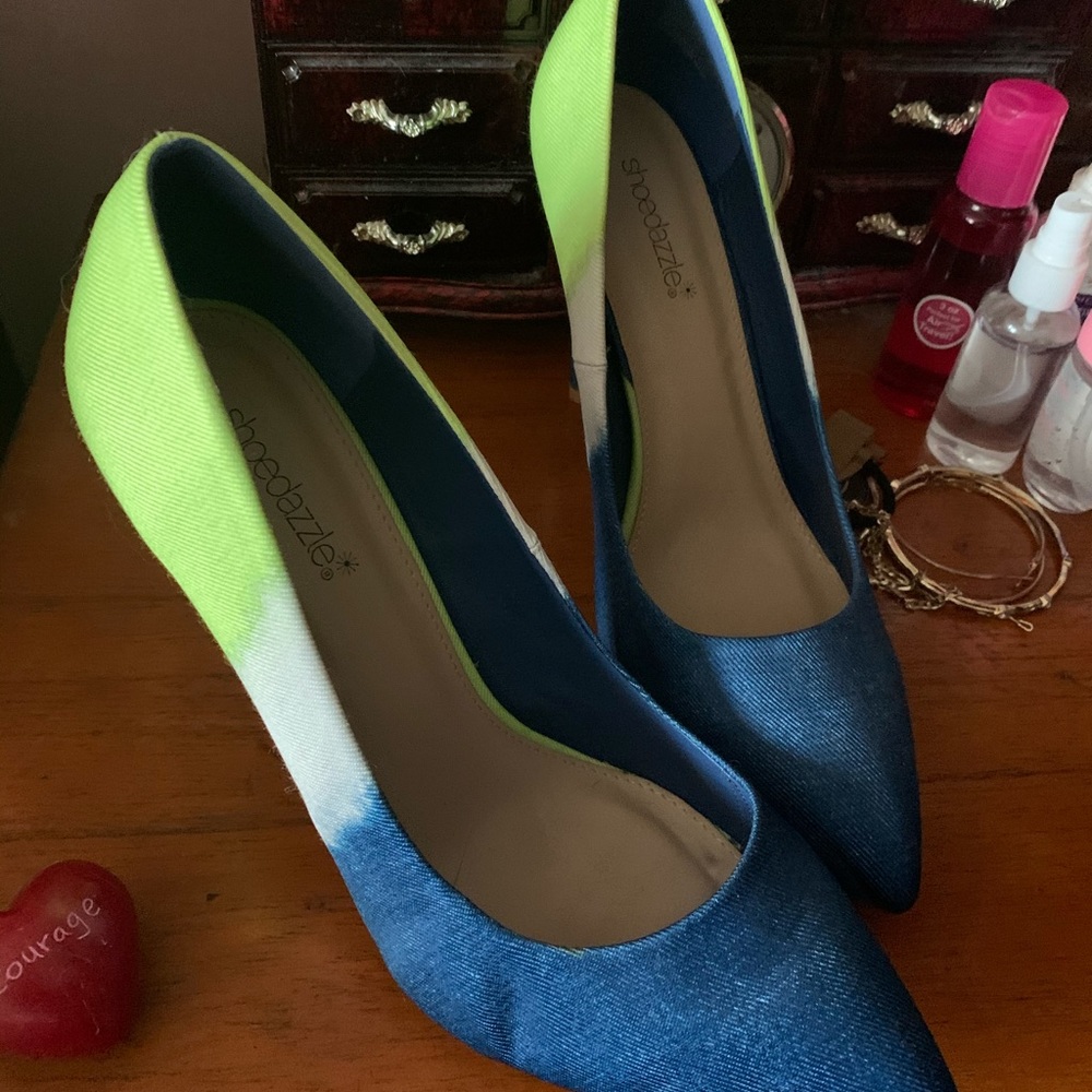 Tie dye heels 👠